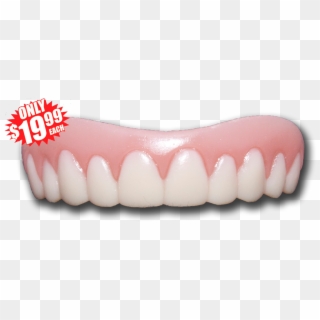 598 Large Image - Instant Smile Upper Teeth Clipart
