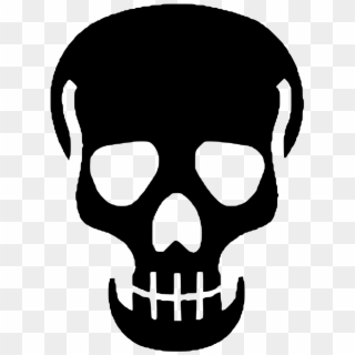 File - Black Skull - Svg - Black Skull Png Clipart