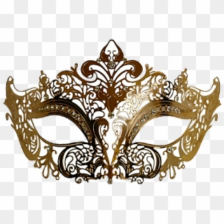 Gold Masquerade Mask Png , Png Download Clipart