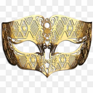 Masquerade Masks Png - Carnival Gold Mask Png Clipart