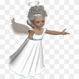 Angel With White Dress Clipart