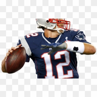 Brady Cropped History Alltimey - Patriots Football Player Png Clipart