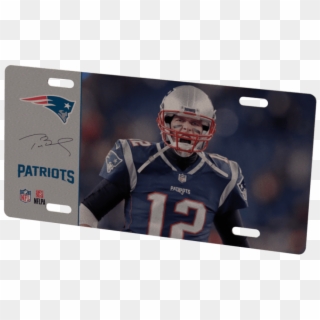 New England Patriots Tom Brady Metal Photo - New England Patriots Clipart