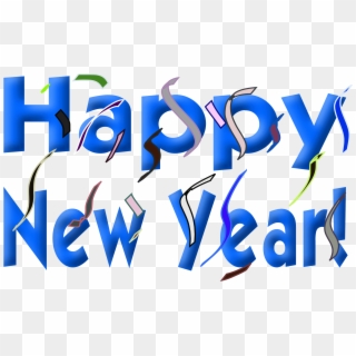 A Simple Sign That Says "happy New Year" And Decorated - Happy New Year 2011 Clipart