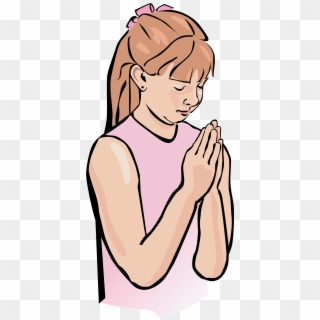 Child Prayer Images Png Image Clipart - Girl Praying Clipart Transparent Png