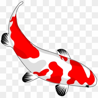 Koi Fish Clip Art At Clker - Koi Fish Clipart - Png Download