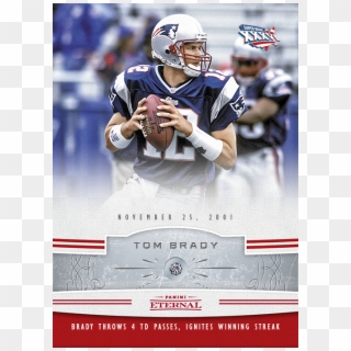 Tom Brady Continues The Gridiron Eternal Patriots Anniversary - Kick American Football Clipart