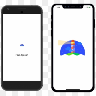 Android And Iphone Pwa Splash Screens Using Google - App Screen Png Clipart