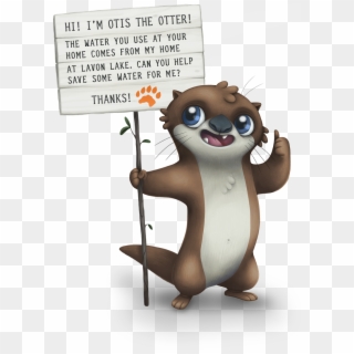 I'm Otis The Otter My Den Is Near Lavon Lake, - Otis The Otter Clipart