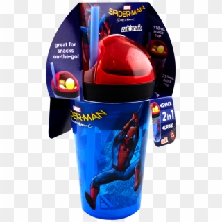 Spiderman Homecoming Zak Snak Tumbler Clipart