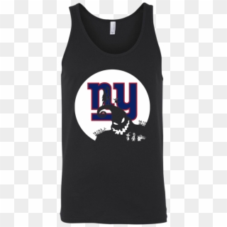 Jack Skellington And Sally New York Giants Halloween - Shirt Clipart
