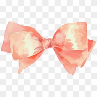 Watercolor Painting Drawing - Transparent Watercolor Bow Clipart