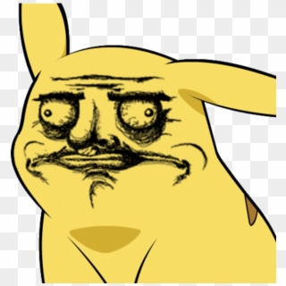 Give Pikachu A Face - Pikachu Meme Face Png Clipart