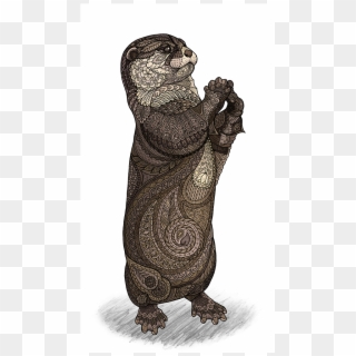 I Could Have Called This Something Like "otterly Infatuated," - Otter Valentine Clipart