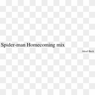 Spider Man Homecoming Mix - Parallel Clipart
