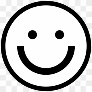 Smiley Faces Png - Happy Emoji Black And White Clipart