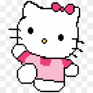Hk Wearing Pink Bow - Hello Kitty Graphing Paper Clipart
