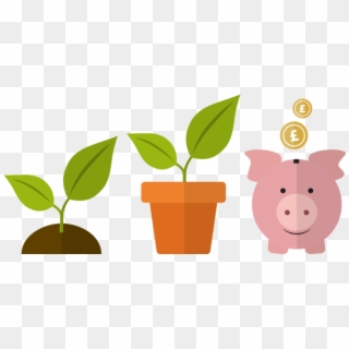 Investment & Growth - Flowerpot Clipart