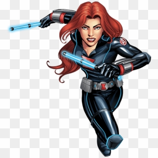Black Widow Png - Avengers Black Widow Cartoon Clipart
