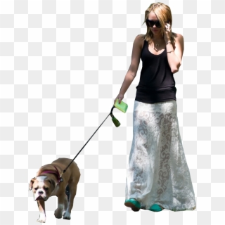 People Cutout, Cut Out People, People Png, Tree People, - Persona Con Perro Png Clipart