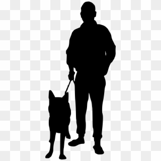 Png File Size - Dog Walking Silhouette Png Clipart