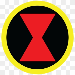 Black Widow Logo Png - Marvel Black Widow Symbol Clipart