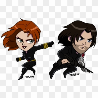 The Winter Soldier - Black Widow Clipart