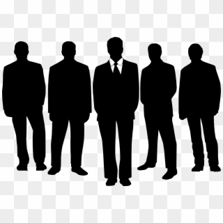 Silhouette Of Business Peoplemen Vector Free Psdvector - Silhouette Of Men Clipart