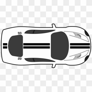This Free Icons Png Design Of Racing Stripes Car Top - Race Car Down Clip Art Transparent Png