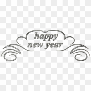 Happy New Year Text 2 - Happy New Year Png Text Clipart