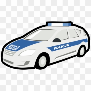 Open - Police Car Clipart