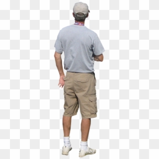 Person Walking Png - White Shoes Cargo Shorts Clipart