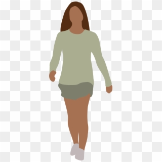 This Free Icons Png Design Of Faceless Woman Walking Clipart