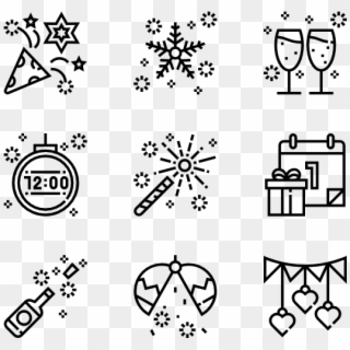 Happy Newyear - Concert Icon Clipart