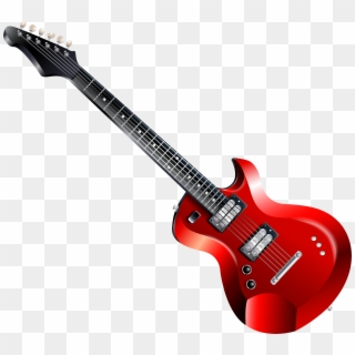 Red Electric Guitar Png Clipart - Guitar Png Transparent Png