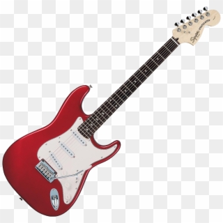 Electric Guitar Png Image - Squier Affinity Jazz Bass Race Red Clipart