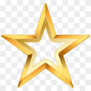 Star Png Clipart Png Image - Gold Star Transparent Background