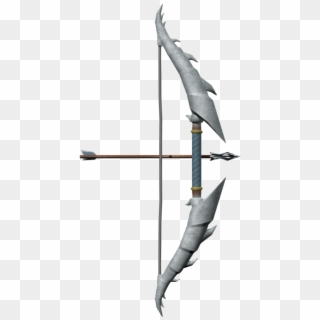 Bow And Arrow Png - Longbow Clipart