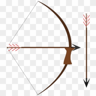Bow And Arrow Vector Clip Art - Bow And Arrow Robin Hood - Png Download