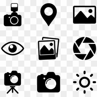 Photography - Photography Icons Clipart