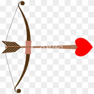Valentines Bow And Arrow , Png Download - Valentines Day Bow And Arrow Png Clipart