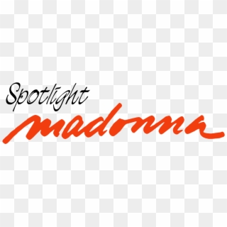Spotlight Logo - Madonna Spotlight Single Clipart
