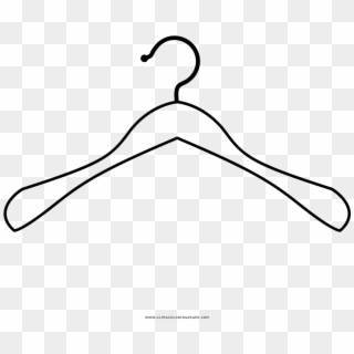 Transparent Stock Point Clothes Art Angle Transprent - Hanger Clipart Black And White - Png Download