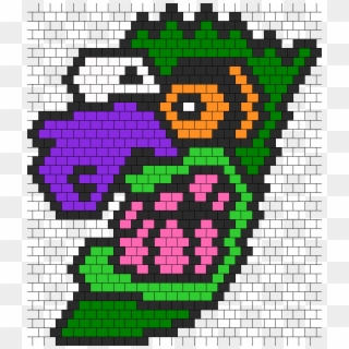 Ooga Booga Mask From Courage The Cowardly Dog Bead - Courage The Cowardly Dog Perler Clipart