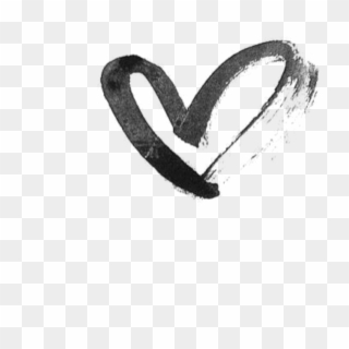 Heart Hearts Drawing Black Tumblr Draw Png Black Ribbon - Transparent Tumblr Png White Clipart