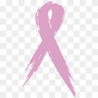 Logo Cancer De Mama Png - Breast Cancer Ribbon Painted Clipart