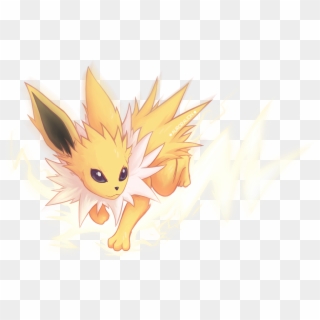 #135 Jolteon Used Thunderbolt And Discharge - Anime Clipart