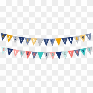 Called To Serve Bunting Banner - Party Flags Cartoons Clipart