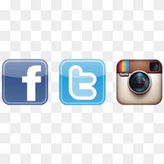 Facebook Twitter Instagram Clipart Icon - Social Media Logos Facebook Instagram Twitter - Png Download