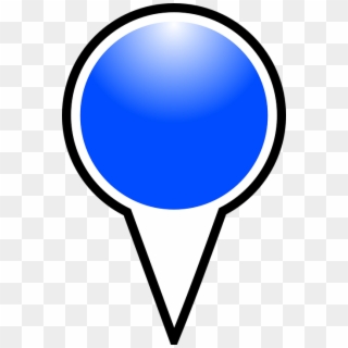 Map, Marker, Pin, Pushpin, Push Pin, Shiny, Blue - Marker Google Maps Blue Clipart